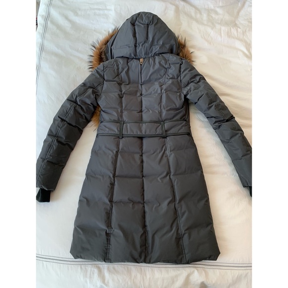 Mackage Kay Parka - XS Grey with Fur Trim - Picture 4 of 7